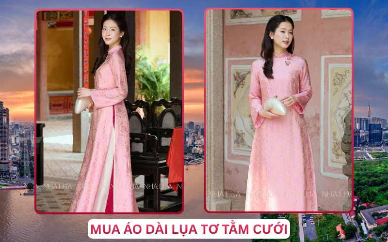 Mua Áo Dài Lụa Tơ Tằm Cưới Tại Hồ Chí Minh
