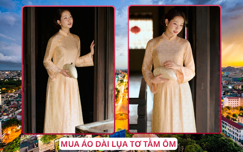 Mua Áo Dài Lụa Tơ Tằm Ôm Tại Thanh Hóa