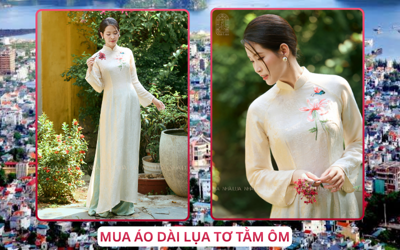 Mua Áo Dài Lụa Tơ Tằm Ôm Tại Cẩm Phả