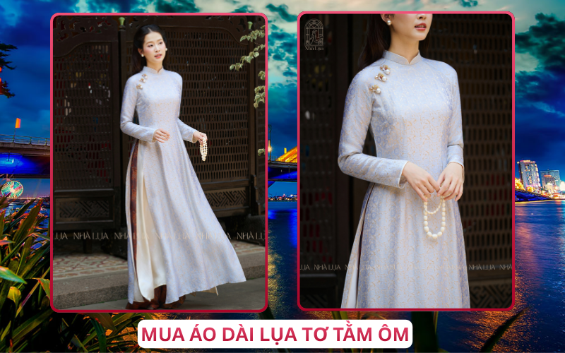 Mua Áo Dài Lụa Tơ Tằm Ôm Tại Đà Nẵng