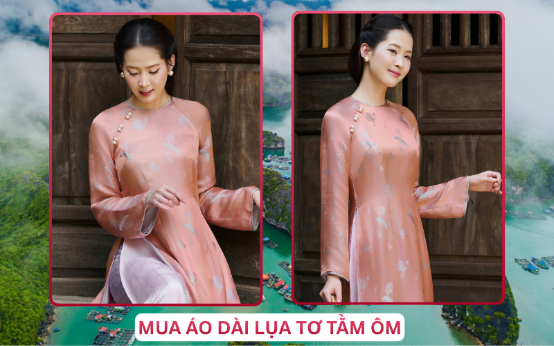 Mua Áo Dài Lụa Tơ Tằm Ôm Tại Hạ Long