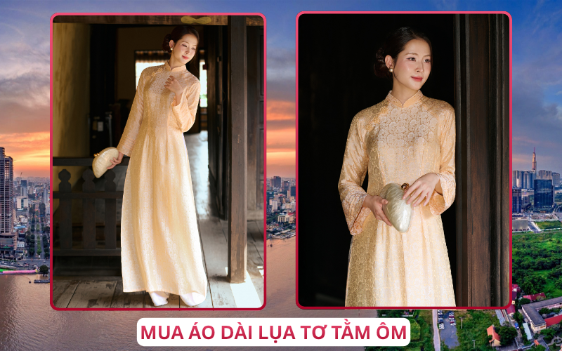 Mua Áo Dài Lụa Tơ Tằm Ôm Tại Hồ Chí Minh