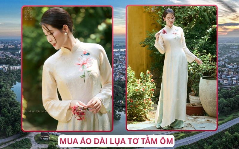 Mua Áo Dài Lụa Tơ Tằm Ôm Tại Hưng Yên