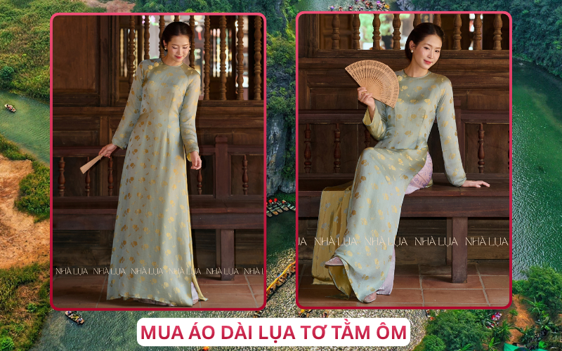 Mua Áo Dài Lụa Tơ Tằm Ôm Tại Ninh Bình