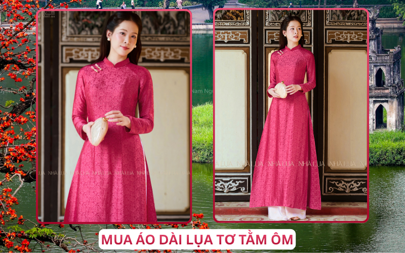 Mua Áo Dài Lụa Tơ Tằm Ôm Tại Hà Nội