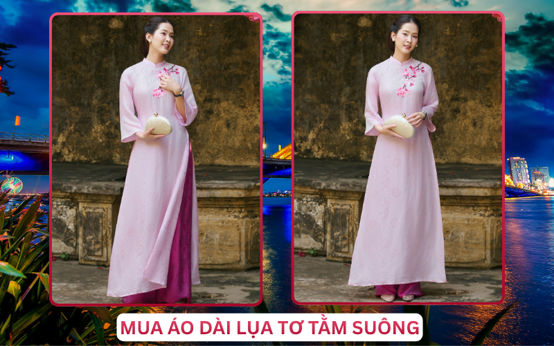 Mua Áo Dài Lụa Tơ Tằm Suông Tại Hồ Chí Minh