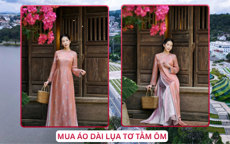Mua Áo Dài Lụa Tơ Tằm Ôm Tại Đà Lạt