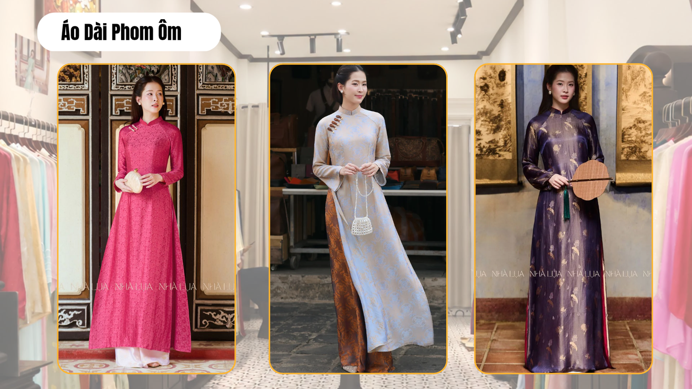Top 5 kiểu áo dài được ưa chuộng khi mua áo dài